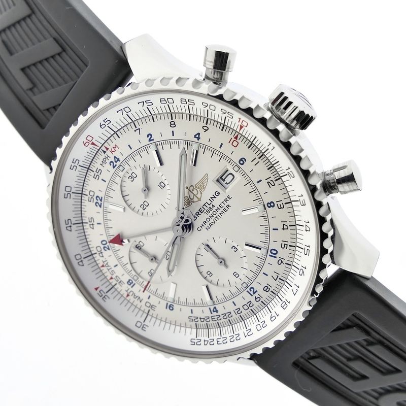 Image 9 of Breitling Navitimer World GMT; Men's watch