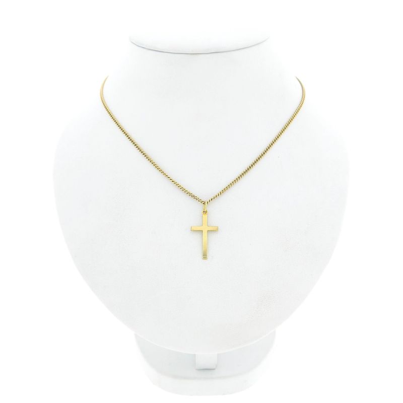 Image 3 of Gold pendant of a cross