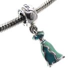 Image 3 of Pandora charm; Silver; Disney, Jasmine's Dress