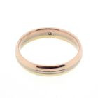 Image 5 of Tricolor gold ring with diamond | 0.02 ct.