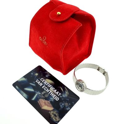 Omega Vintage 'Cocktail'; 18k white gold women's watch with diamonds Image 2 of Omega Vintage 'Cocktail'; 18k white gold women's watch with diamonds