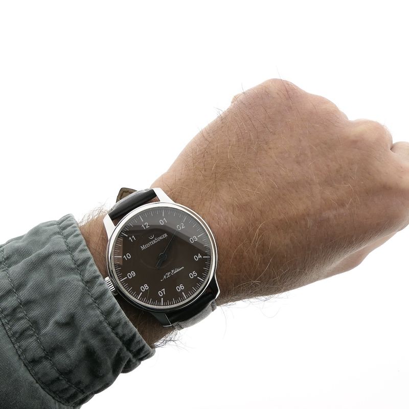 Image 9 of Meistersinger NL Edition 2008 EDNL 08-106/108; Automatic men's watch