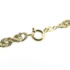 Image 4 of Gold twisted link necklace