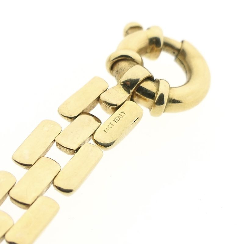 Image 8 of Golden Bismarck link necklace | 42 cm