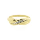 Image 3 of Gold subtle ring with zirconia
