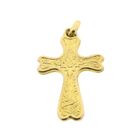 Image 7 of Antique gold pendant of a cross with corpus