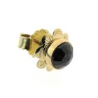 Image 6 of Vintage gold stud earrings with garnet