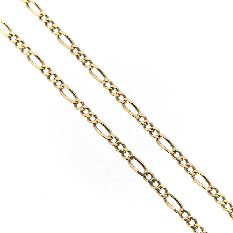 Image 3 of 9 carat Figaro link chain | 55.5 cm
