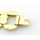 Image 4 of Gold wide link bracelet made of 14 carat gold