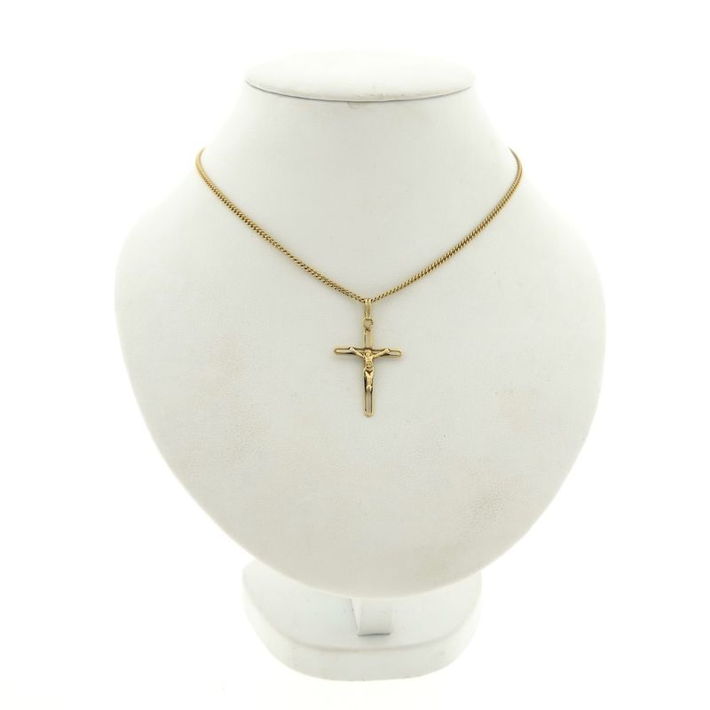 Image 5 of Gold pendant of a cross with corpus