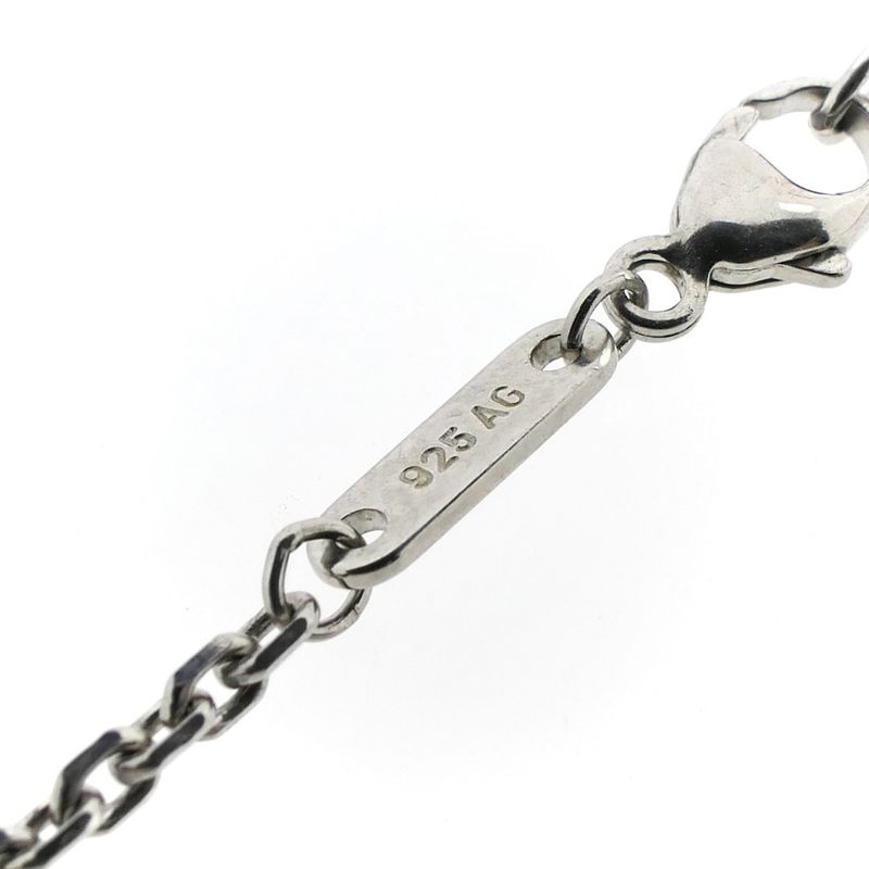 Image 8 of Silver anchor link necklace with pendant | 41.5 cm - 46.5 cm