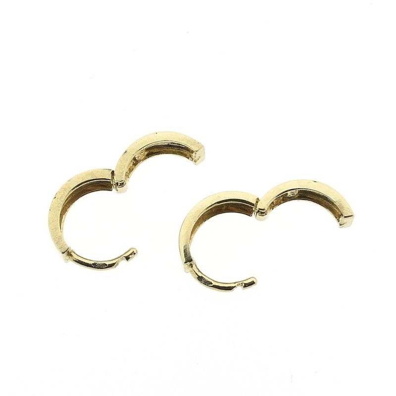 Image 5 of Gold subtle earrings | Ø 10.0 mm