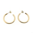 Image 8 of Gold subtle stud earrings; Ø 30.5 mm