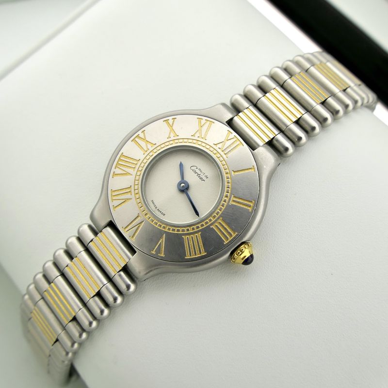 Image 15 of Cartier 'Must de Cartier 21' 9010; Bicolor ladies watch