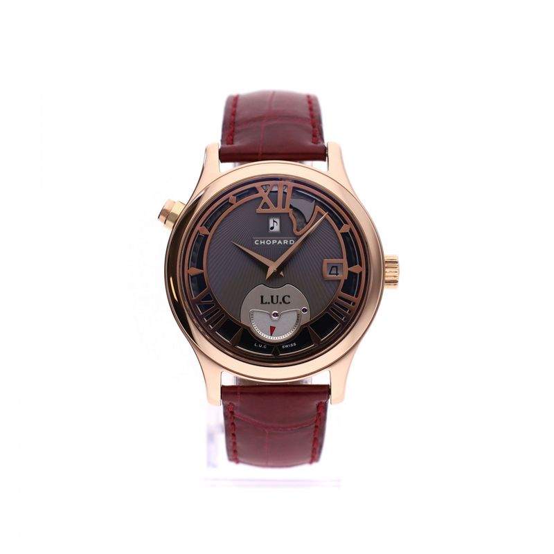 Afbeelding 1 van Chopard L.U.C. Strike One 161912-5002; 18k. Rosé Gouden Horloge