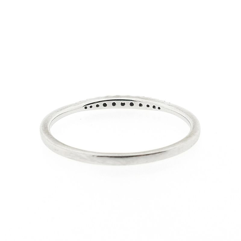 Image 3 of White gold ring with diamond | 0.05 ct.