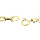 Image 3 of Gold wide anchor link bracelet