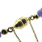 Image 4 of Gold beaded bracelet with amethyst