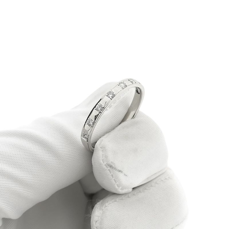 Image 9 of White gold ring with diamond