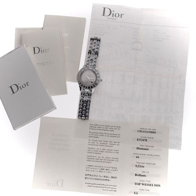 Dior Christal CD113113; Dames Horloge met Diamanten Afbeelding 2 van Dior Christal CD113113; Dames Horloge met Diamanten