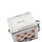 Image 7 of Silver pendant of a card box with cards