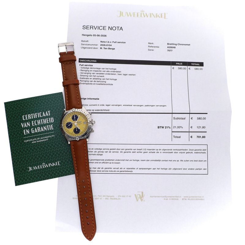 Afbeelding 10 van Breitling Chronomat Longitude GMT A20048; Automatisch Heren Horloge
