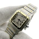 Image 6 of Cartier Santos Galbee; 18k. gold/steel watch