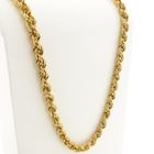 Image 3 of Gold twisted link chain