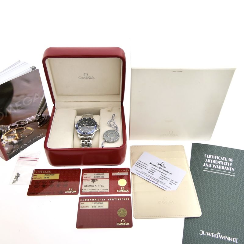 Image 14 of Omega Seamaster 300m GMT Co-Axial 2535.80.00; Automatic men's diving watch