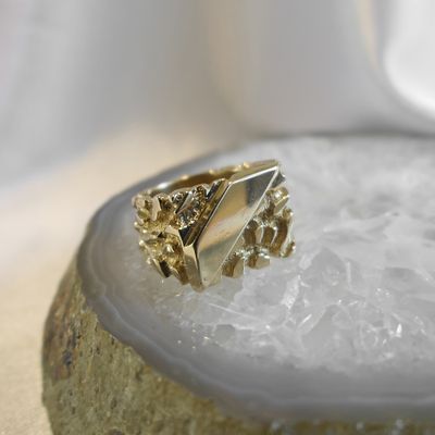 Image 2 of Gold nugget ring