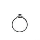 Image 4 of Silver entourage ring with blue zirconia