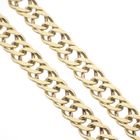Image 3 of Gold flat gourmet link bracelet | 18.5 cm