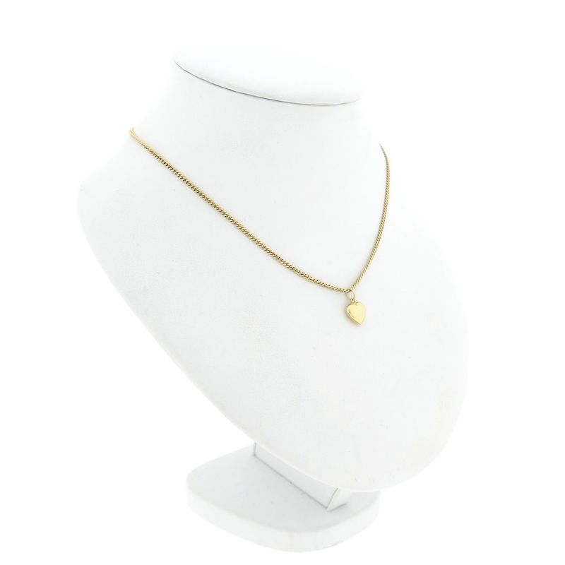 Image 4 of Gold minimalist pendant of a heart