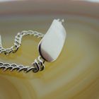 Image 2 of Silver gourmet bracelet with engraving plate