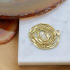 Image 6 of Gold closed Figaro link chain | 45 cm