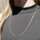 Image 6 of Long gold gourmet link necklace | 61 cm