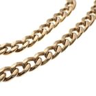 Image 5 of Gold ladies gourmet link necklace | 38 cm