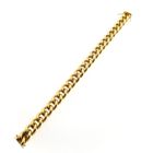 Afbeelding 7 van Massief gouden gourmetschakel armband | 22 cm