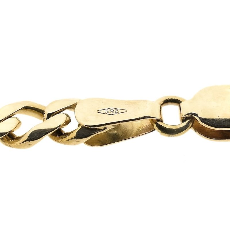 Image 5 of Golden Figaro link chain