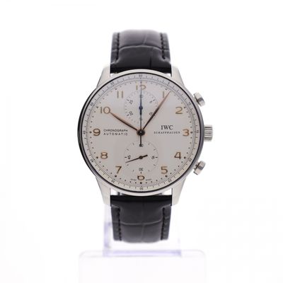 Image 1 of IWC Portuguese Chronograph 'Ivory' IW371401; Automatic Men's Watch
