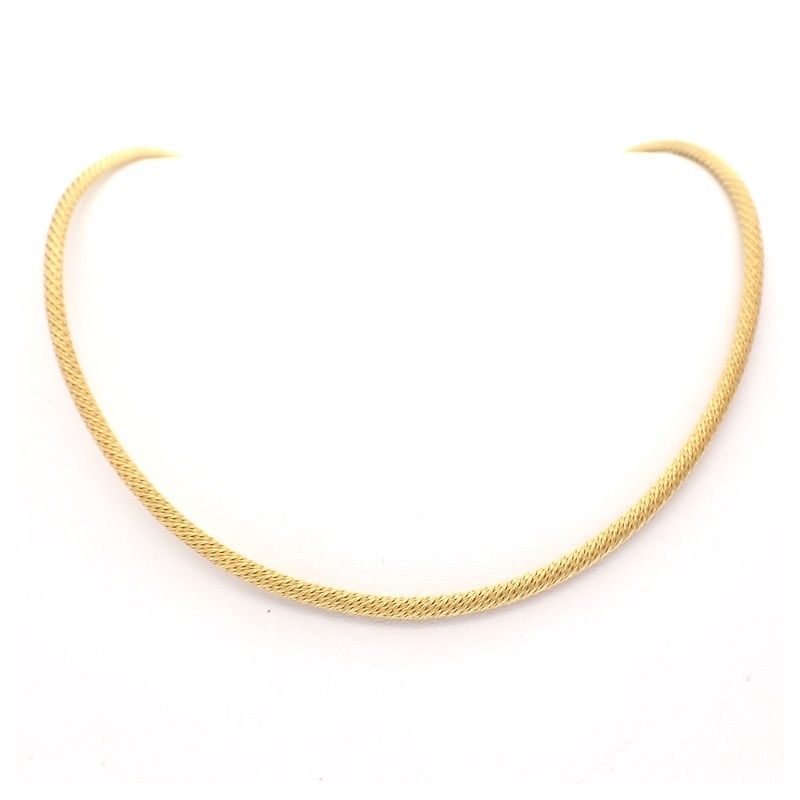 Image 1 of Gold cable necklace