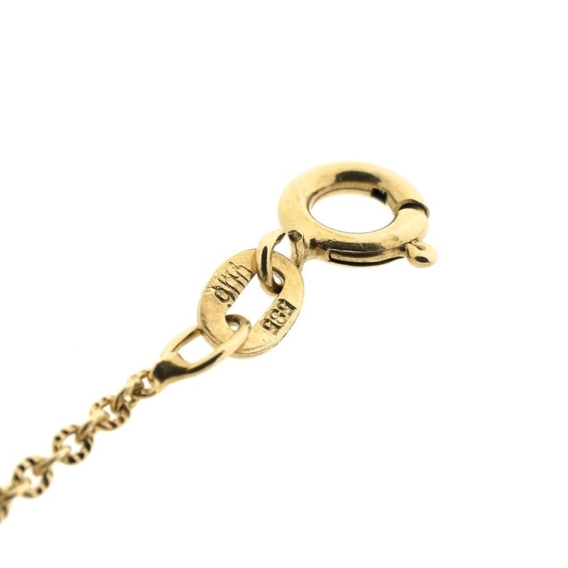 Image 6 of Gold anchor link necklace