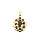 Image 1 of Vintage gold pendant with garnet