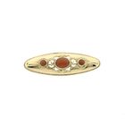 Image 1 of Antique gold brooch with blood coral