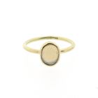 Image 3 of Gold ring with precious opal