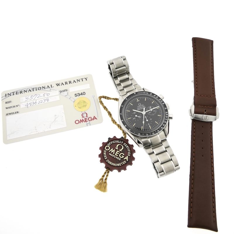 Image 8 of Omega Speedmaster Professional Moonwatch 3572.50.00; Chronograph men's watch