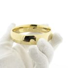 Image 7 of Gold wide slave bracelet; Size M