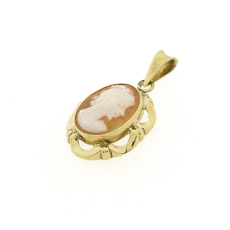 Image 10 of Gold pendant with cameo | Vintage/antique
