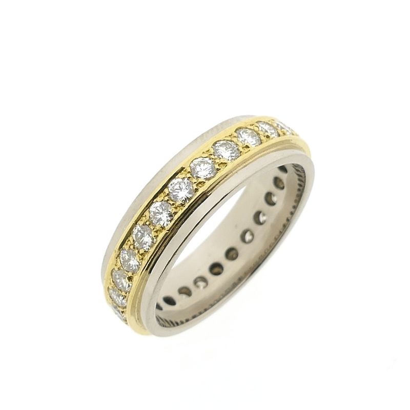 Image 1 of Bicolor alliance ring with diamonds