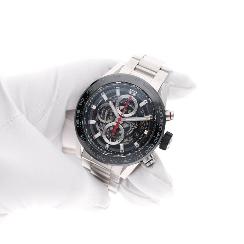Image 7 of TAG Heuer Carrera 'Calibre 01' Chronograph CAR201U.BA0766; Automatic Men's Watch